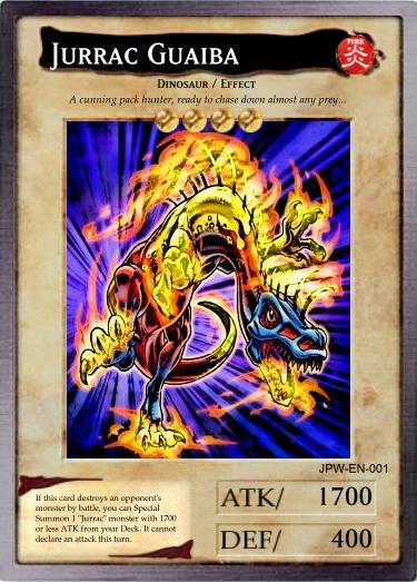 yugioh bandai card Time Wizard N.47 Bandai-style Jurrac Guaiba by chdmann