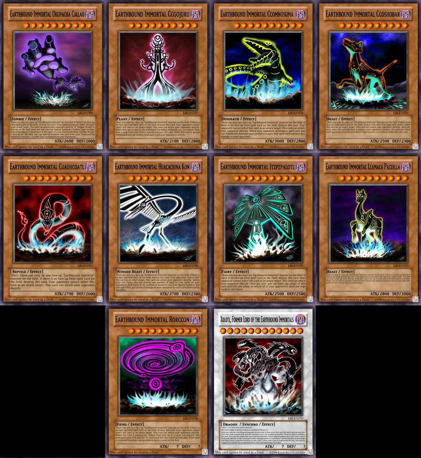 yugioh all earthbound immortal cards Yu-Gi-Oh! - Ccapac APU - LED5-EN000 - Rare - 1st Edition All cards will be carefully packed for safe transit Yu-Gi-Oh! Wiki - Earthbound Immortal