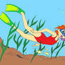 Diving Gwen Tennyson