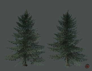 low-poly Spruce v.2