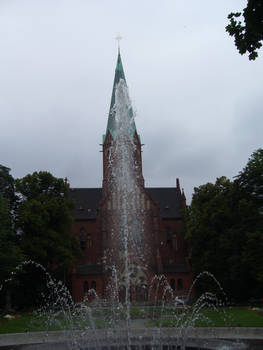 Church and Fountain