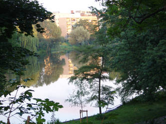 Calm day at the Lietzensee