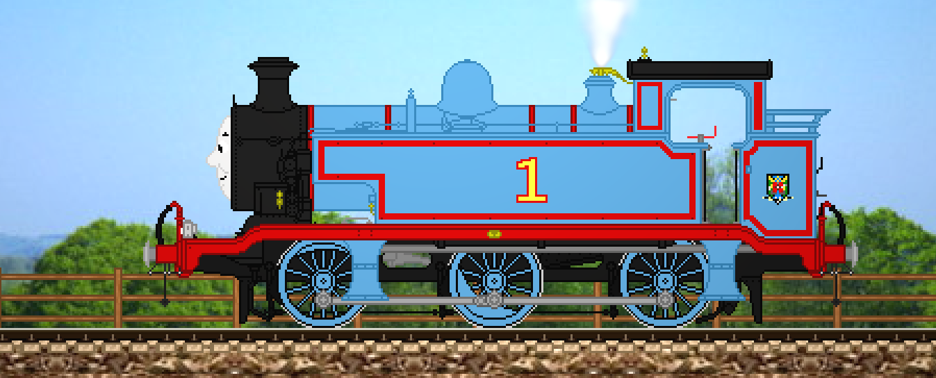 ''Thomas is a Tank Engine...'' by Nictrain123 on DeviantArt