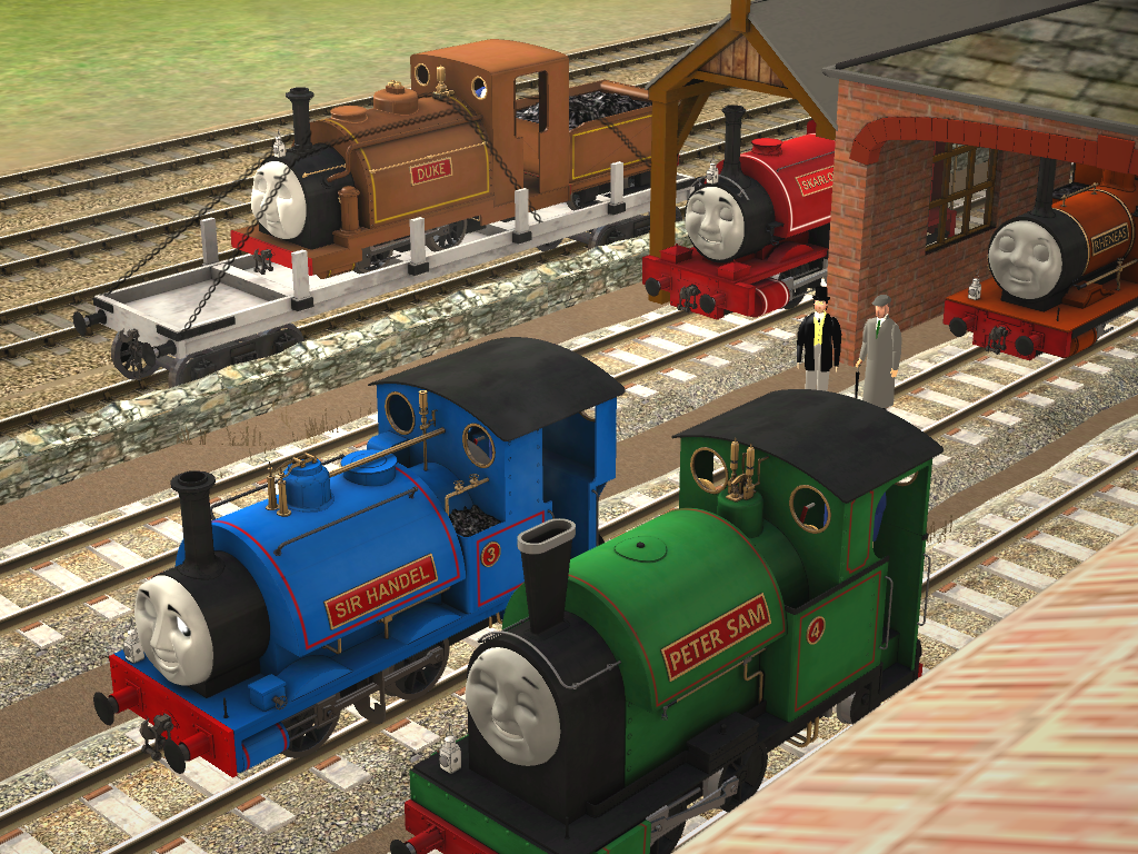pix Duke Sir Handel And Peter Sam he s there by nictrain123 on deviantart