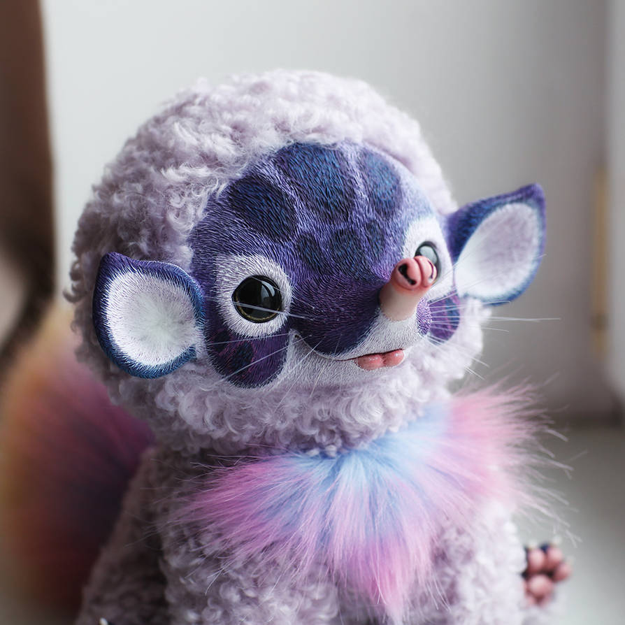 Dragon Shrew: Lavender (close)