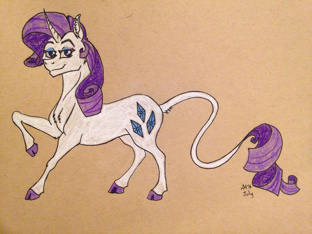 Mlp Rarity Full Body Rarity Full-Body Portrait by ambergerr on DeviantArt