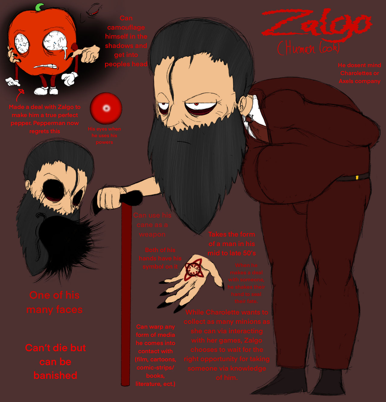 Zalgo Inflation Zalgo by Cate463 on DeviantArt