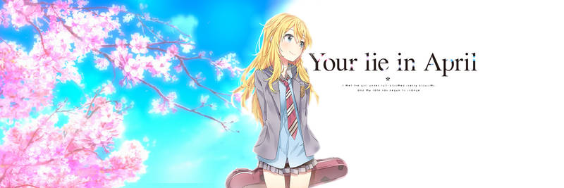 Your Lie In April Banner concept