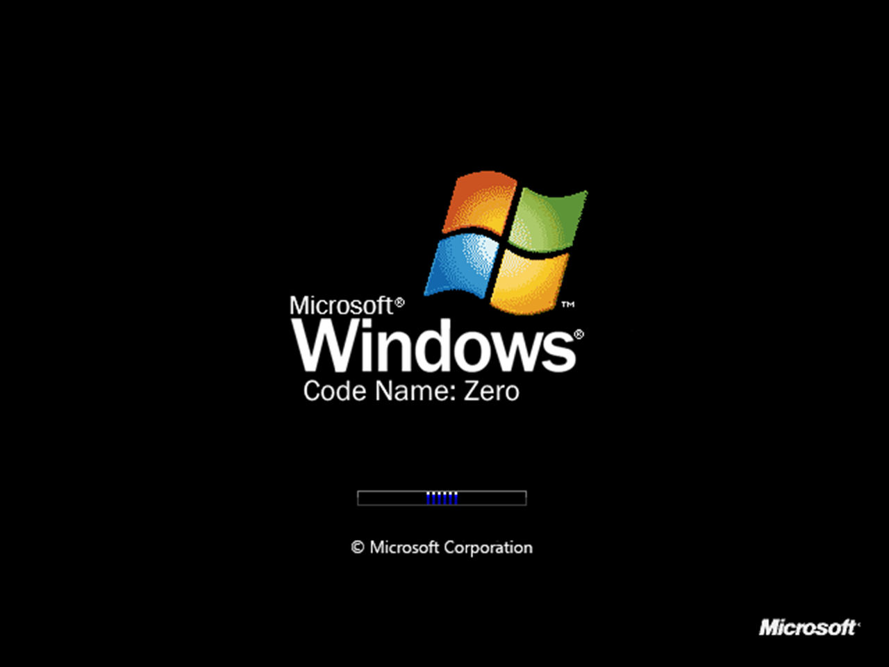 Windows Zero Bootscreen (Graphics mode disabled) by Greenword7 on ...