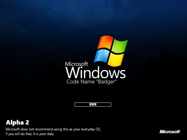Windows Code Name Badger (alpha 2 by Greenword7 on DeviantArt