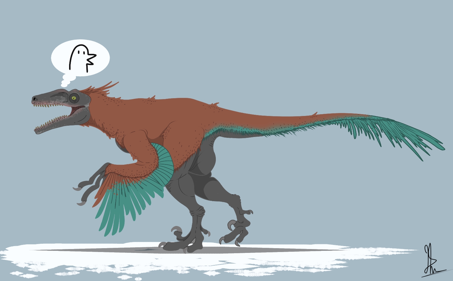 Pyroraptor by Toon-Rex on DeviantArt