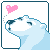 Polar Bear Icon - Freebie