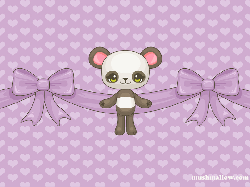 Precious Panda Wallpaper