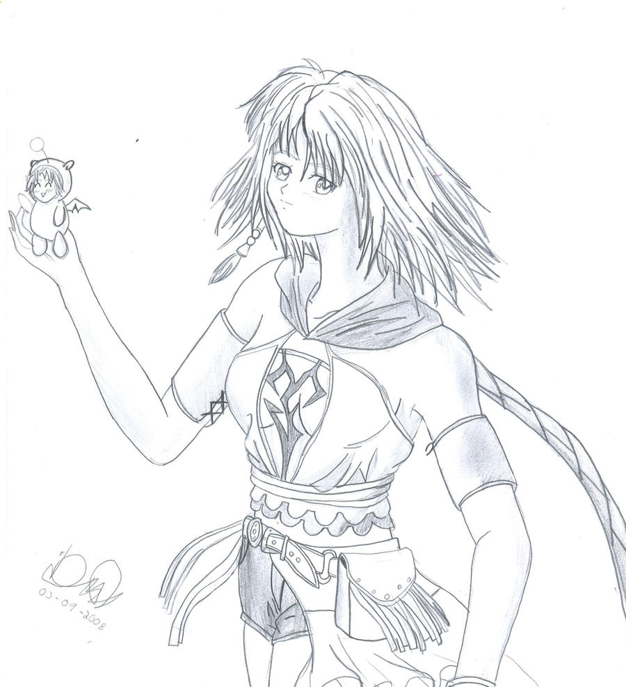 yuna blanco y negro
