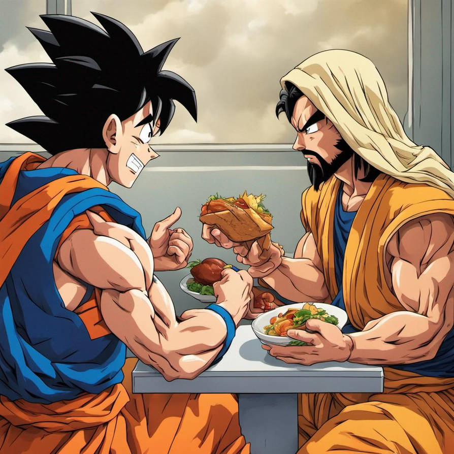 Jesus and goku again