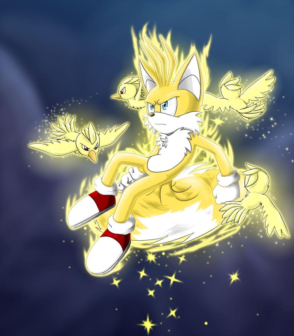 Super Tails vs. Super Chaos Shadow by Nictrain123 on DeviantArt