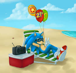 Happy 21st Anniversary Sonic