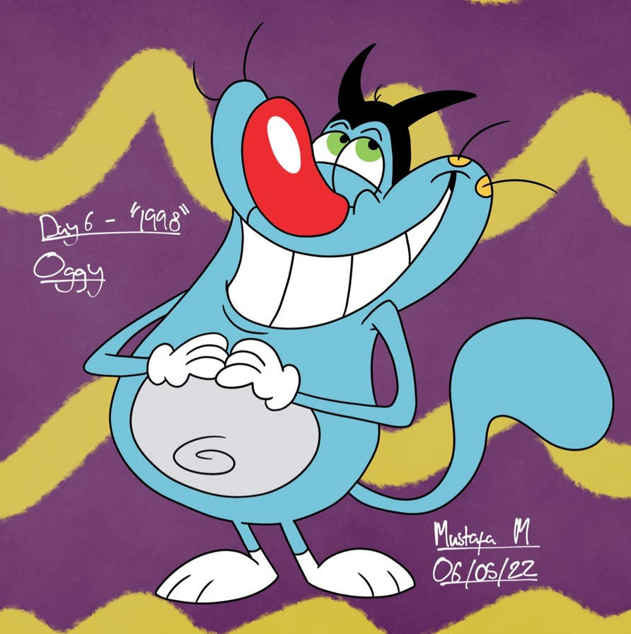 Oghs Grumpy Oggy by MWToon1996 on DeviantArt