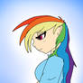 Human Rainbow Dash Digital