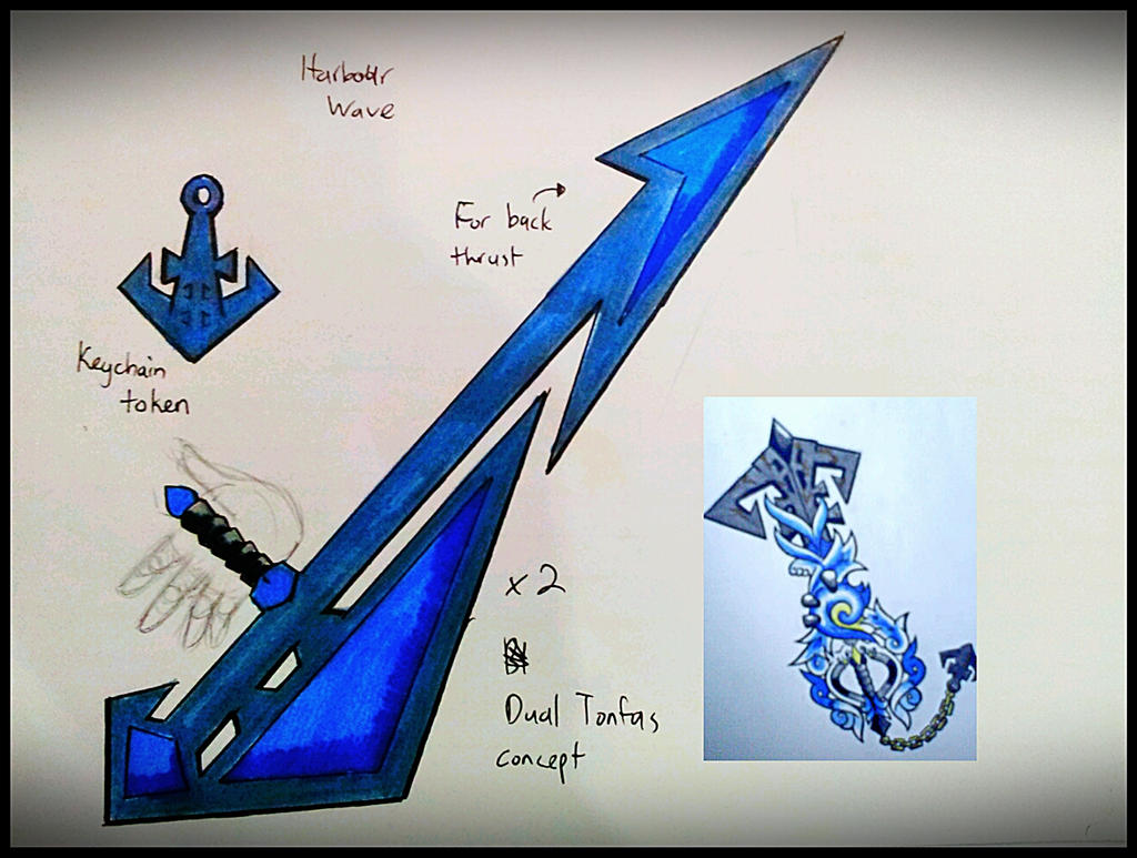 Harbor Wave Tonfas - Keyblade Transformation by ExusiaSword on DeviantArt