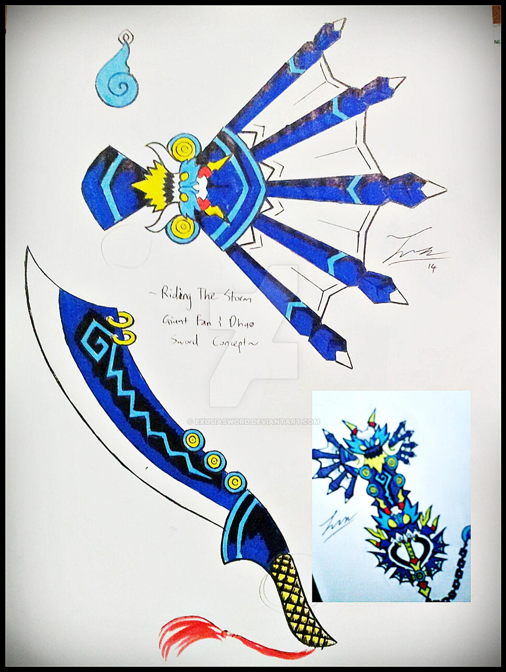 Riding the Storm - Keyblade Transformation by ExusiaSword on DeviantArt