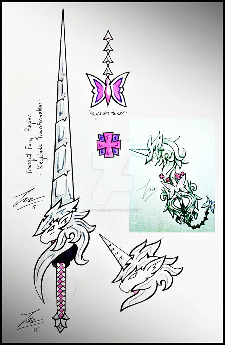 Tranquil Fury Rapier - Keyblade Transformation - by ExusiaSword on ...