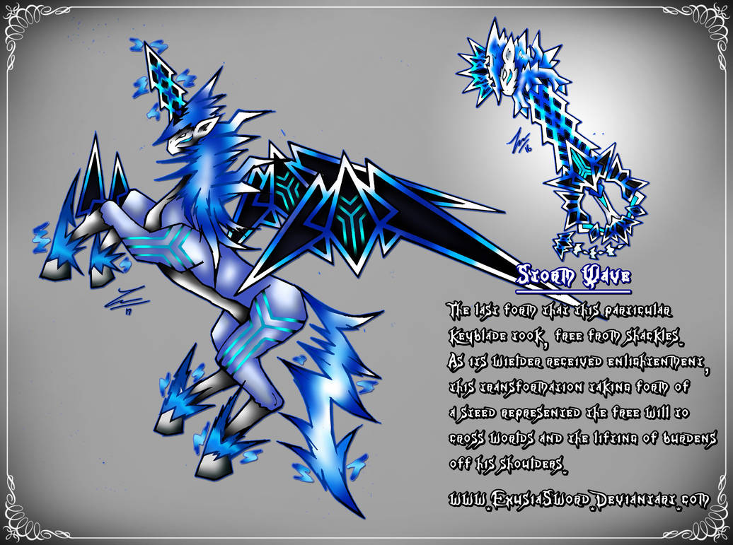 Storm Wave Final Keyblade Transformation (2017) by ExusiaSword on ...