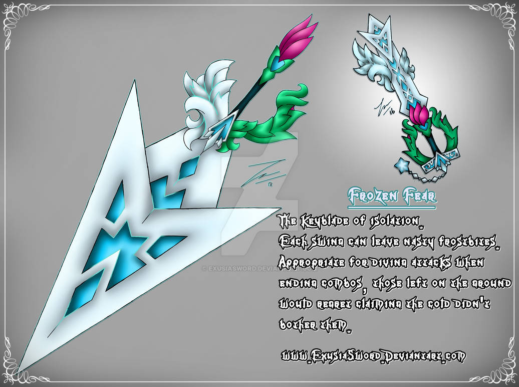 Frozen Fear Keyblade Transformation (2018) by ExusiaSword on DeviantArt