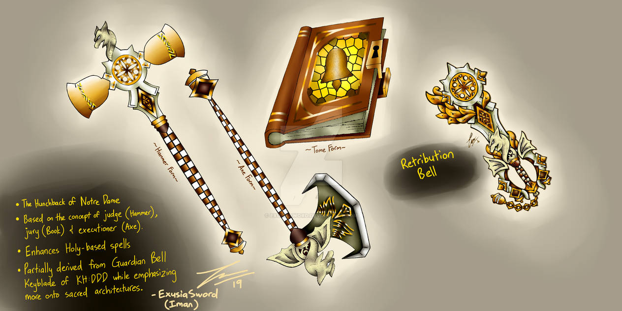 Retribution Bell Keyblade Transformation (2019) by ExusiaSword on ...