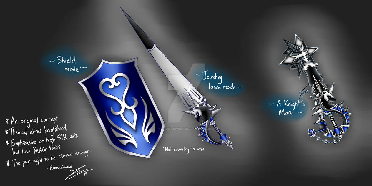 A Knight's Mare Keyblade Transformation by ExusiaSword on DeviantArt