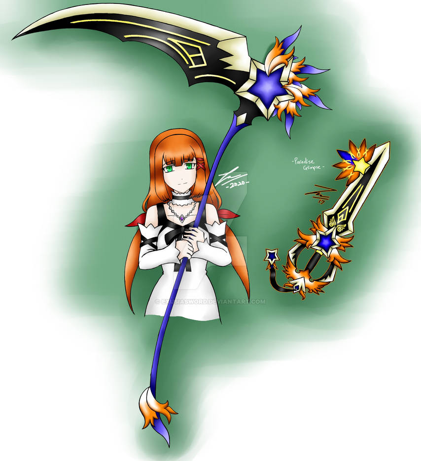 Paradise Glimpse Keyblade Transformation (2020) by ExusiaSword on ...