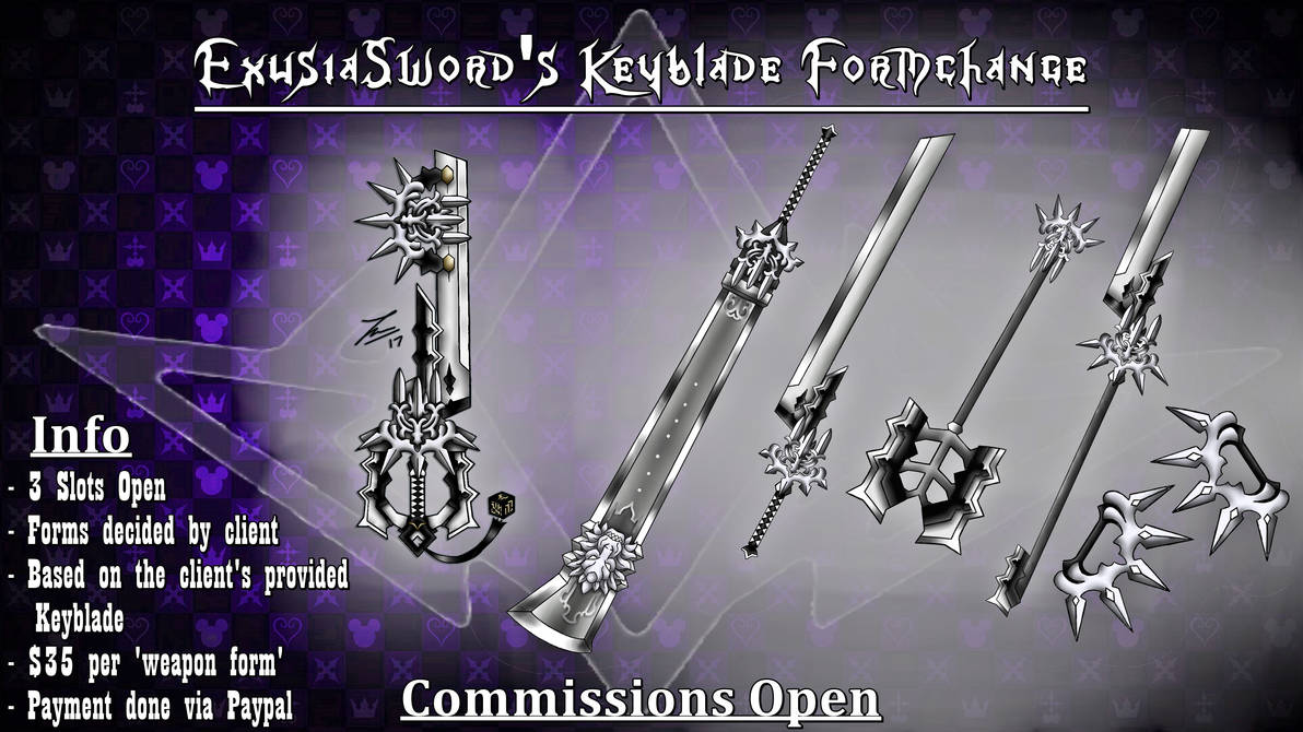 Keyblade Formchange Commission RE-OPEN (3 SLOTS) by ExusiaSword on ...