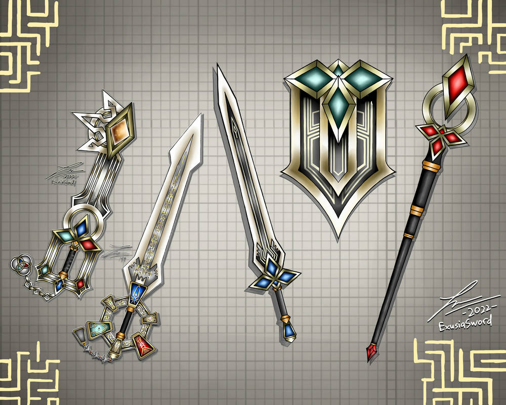 Trial For Three - Keyblade Formchange by ExusiaSword on DeviantArt
