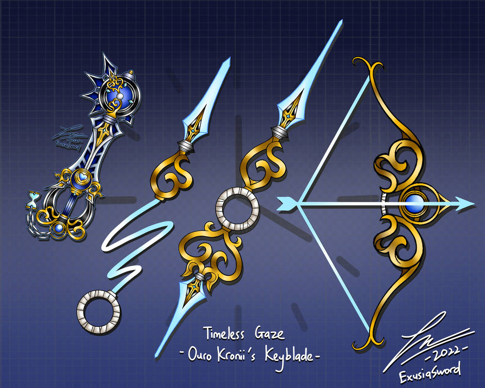 Timeless Gaze Keyblade Formchange by ExusiaSword on DeviantArt