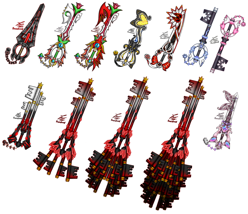 July 2023 Keyblades by ExusiaSword on DeviantArt