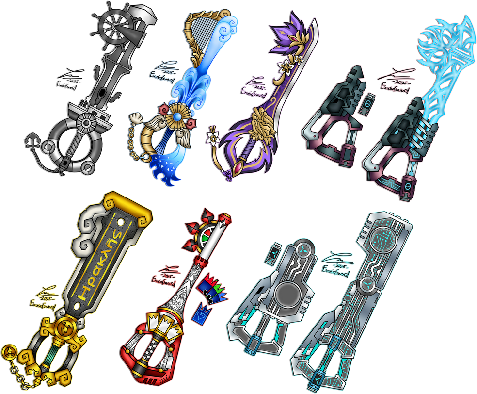 Small Keyblade May 2025 Keyblades by ExusiaSword on DeviantArt