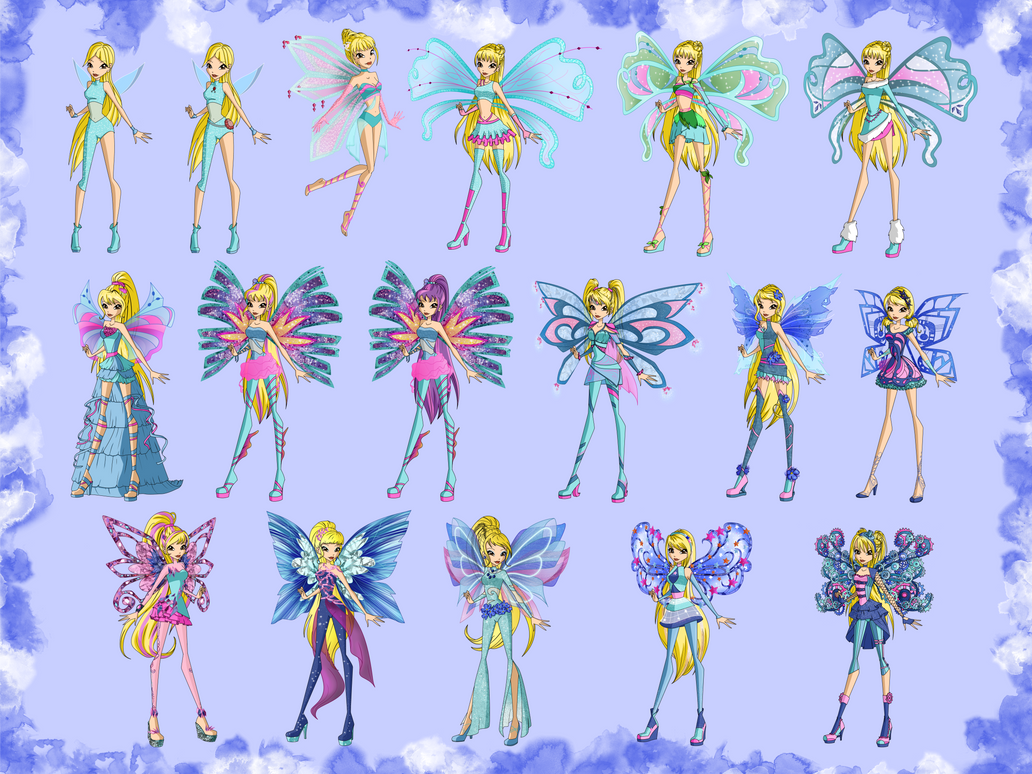 Winx Transformation Winx - Cassy - All Transformations by Belynnah on DeviantArt