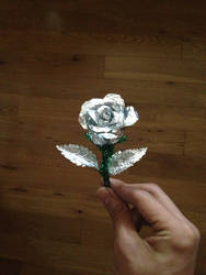 Aluminum Foil Rose 2