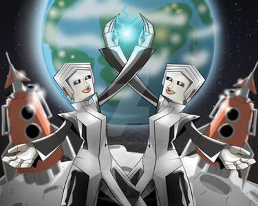 Atomic HeartRobot Twins Fan Art 2 by ruNOTsfmer on DeviantArt