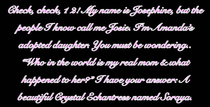 TLW Backstory of Josie: Page 1