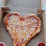 Heart Cheese Pizza