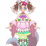 Peony Fox Cookie