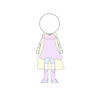 Pastel Heroic Outfit for Girl