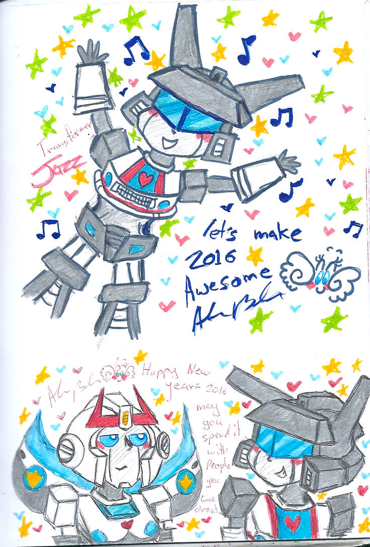 Happy new years 2016 Prowl Jazz by Kittychan2005