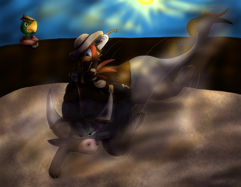 Bull Riding Deviantart Bull Riding by Lox209 on DeviantArt