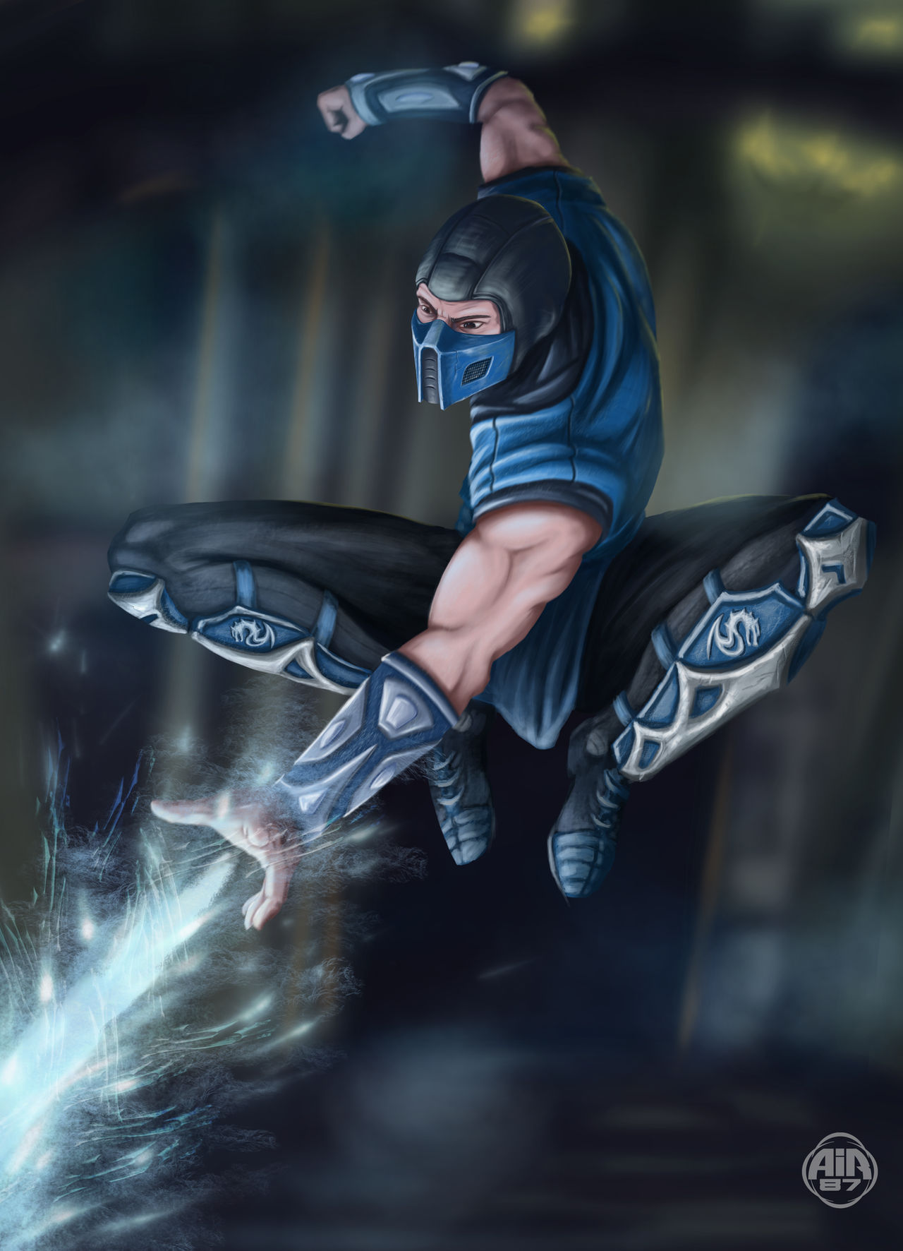 Sub Zero Process Mortal Kombat - Sub-Zero with process by air87art on DeviantArt