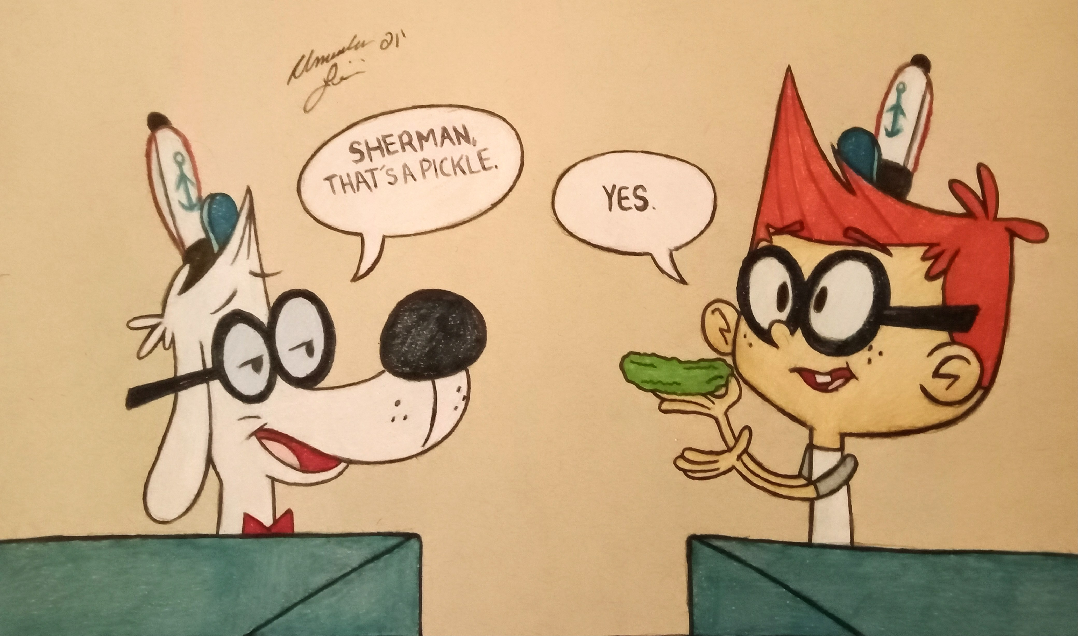 Happy 10th Anniversary, Mr. Peabody and Sherman! by Csodaaut on DeviantArt