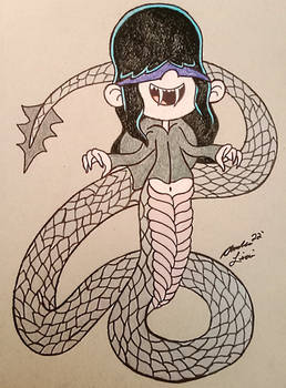 (COMM.) TLH Monster Forms: Naga Basilisk Lucy
