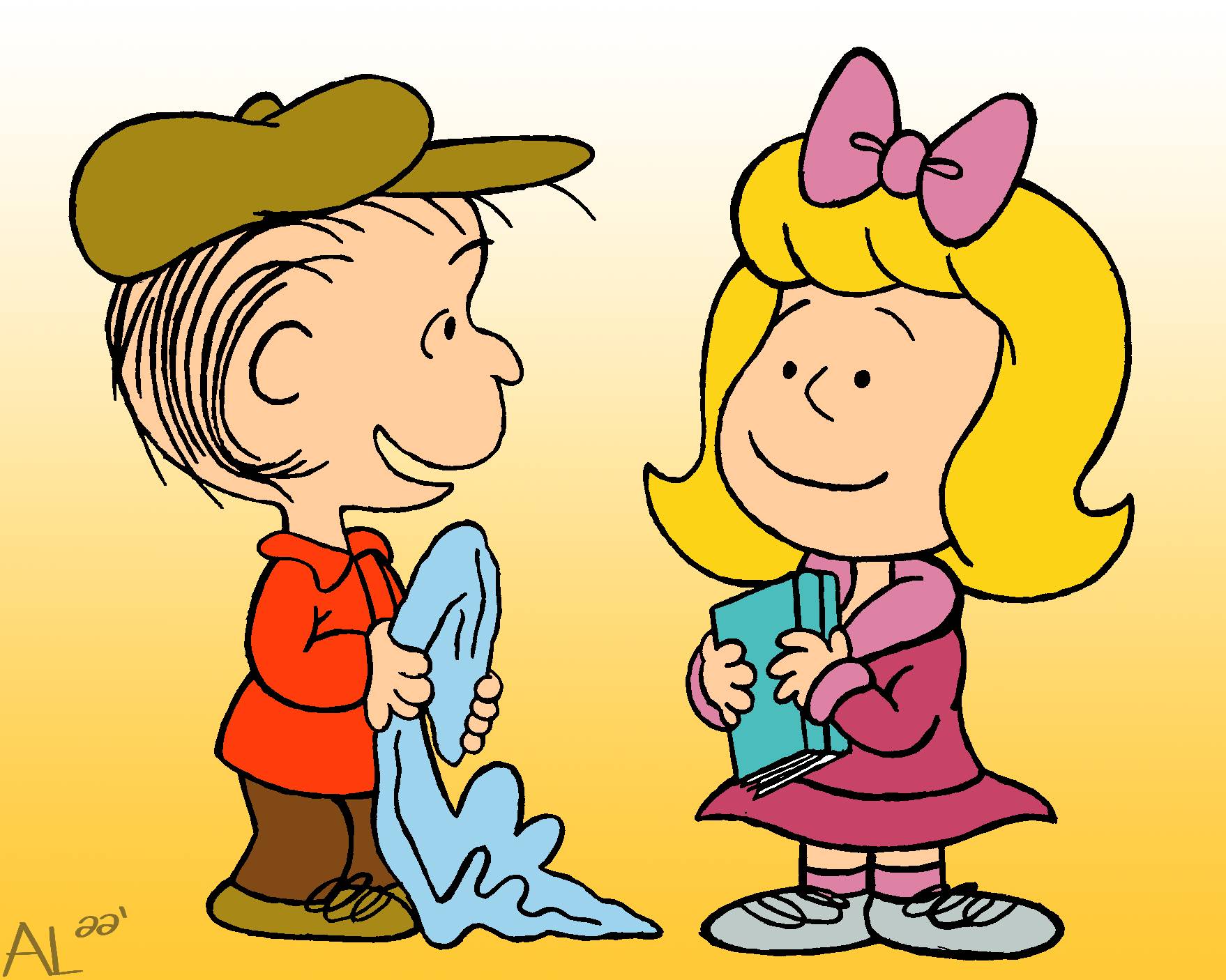 (COMM.) The Peanuts: Linus and Janice by cartoonist99 on DeviantArt