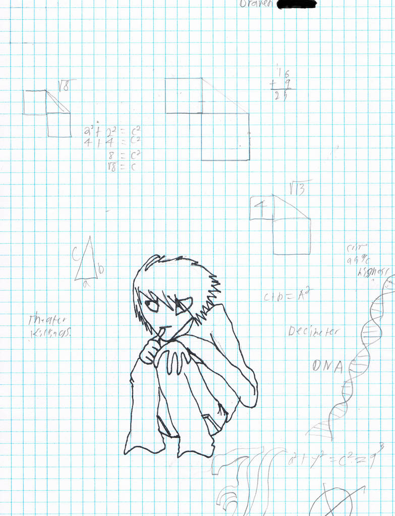 Bored in math class by Homma-bird on DeviantArt